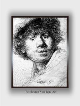 The Art House - Rembrandt Framed Multi-Color Wall Art Painting