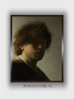 The Art House - Rembrandt Framed Multi-Color Wall Art Painting