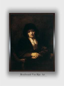 The Art House - Rembrandt Framed Multi-Color Wall Art Painting