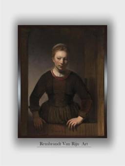 The Art House - Rembrandt Framed Multi-Color Wall Art Painting
