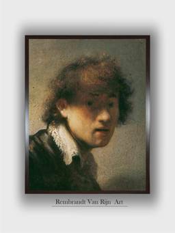 The Art House - Rembrandt Framed Multi-Color Wall Art Painting