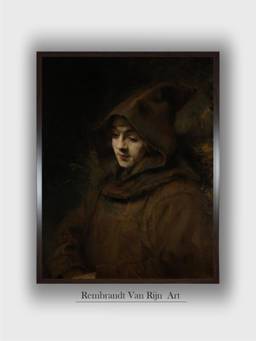 The Art House - Rembrandt Framed Multi-Color Wall Art Painting