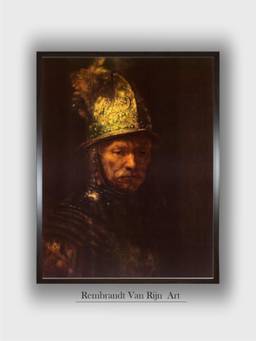 The Art House - Rembrandt Framed Multi-Color Wall Art Painting