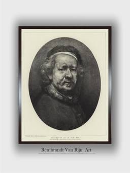 The Art House - Rembrandt Framed Multi-Color Wall Art Painting