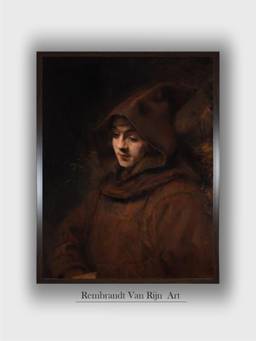 The Art House - Rembrandt Framed Multi-Color Wall Art Painting