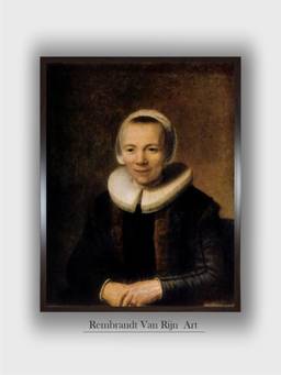 The Art House - Rembrandt Framed Multi-Color Wall Art Painting