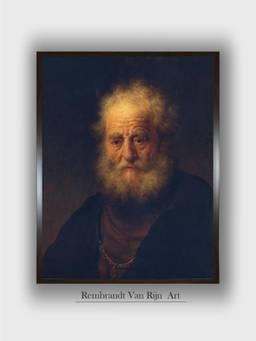 The Art House - Rembrandt Framed Multi-Color Wall Art Painting