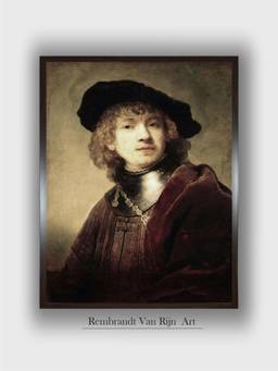 The Art House - Rembrandt Framed Multi-Color Wall Art Painting
