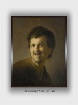The Art House - Rembrandt Framed Multi-Color Wall Art Painting