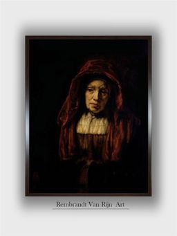 The Art House - Rembrandt Framed Multi-Color Wall Art Painting
