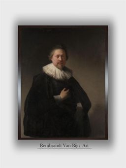 The Art House - Rembrandt Framed Multi-Color Wall Art Painting