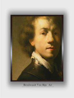 The Art House - Rembrandt Framed Multi-Color Wall Art Painting