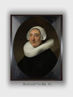 The Art House - Rembrandt Framed Multi-Color Wall Art Painting
