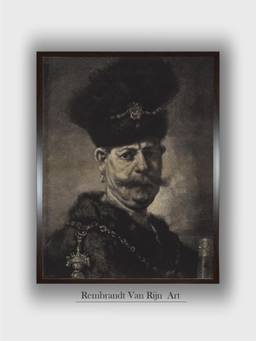 The Art House - Rembrandt Framed Multi-Color Wall Art Painting