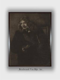 The Art House - Rembrandt Framed Multi-Color Wall Art Painting