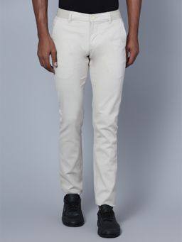 Cantabil - Men Beige Casual Trouser