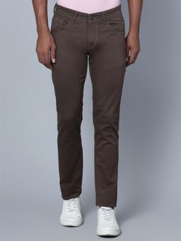 Cantabil - Men Brown Casual Trouser