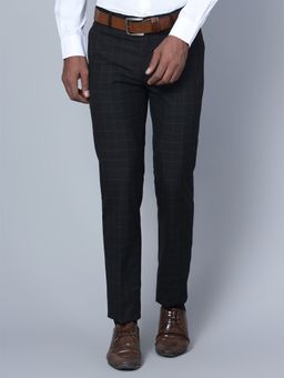 Cantabil - Men Black Formal Trouser