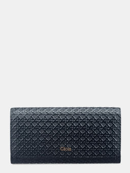 Gioia - Black Daisy Zip Around Wallet