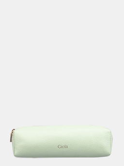 Gioia - Green Textured Pencil Pouch