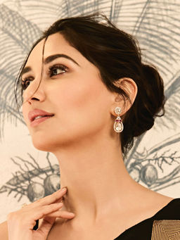 Shop Naymee - Gulnaar Polki Ruby Studs