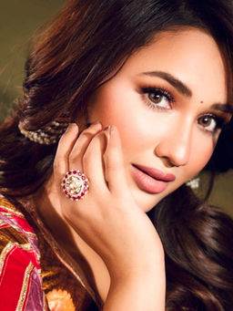 Shop Naymee - Vintage Pink Kundan Ring