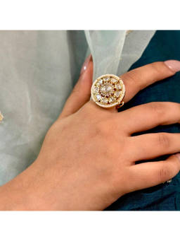 Shop Naymee - Noble Charm Kundan Ring