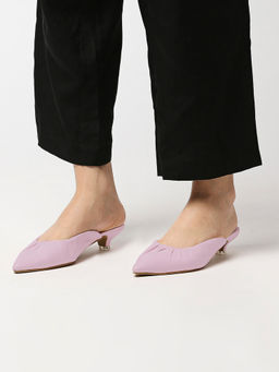 Twenty Dresses by Nykaa Fashion - Pink Basic Glam Mules