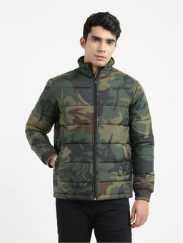 Levi's - Men Multi-Color Turtle Neck Quilted Jacket