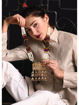 Odette - Multicolour Metal Necklace Set (Set of 2)