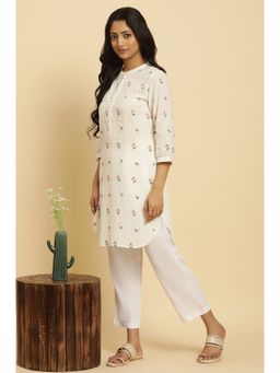W - Embroidered White Tunic