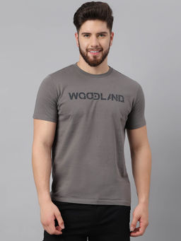 WOODLAND - Printed Grey T-Shirt