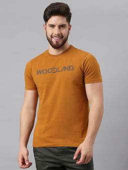 WOODLAND - Printed Mustard T-Shirt