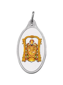 Kundan - 5.11 gm (999.9) Tirupati Balaji Silver Colour Pendant