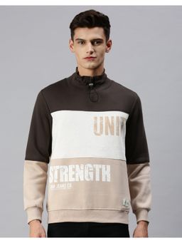 SHOWOFF - Men Casual Cotton Pullover Grey Sweatshirt