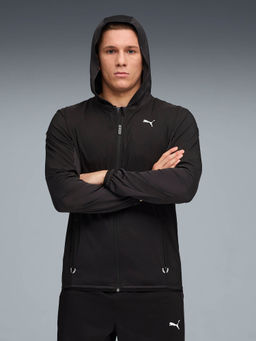 Puma - Black Solid Regular Fit Jacket