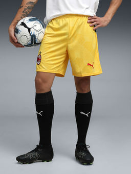 Puma - Yellow Printed Regular Fit Shorts