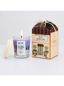 Rad Living - Oat Milk Lavender Latte Petite Scented Candle