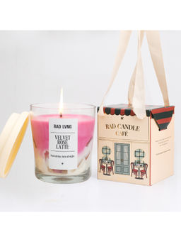 Rad Living - Velvet Rose Latte Grande Scented Candle