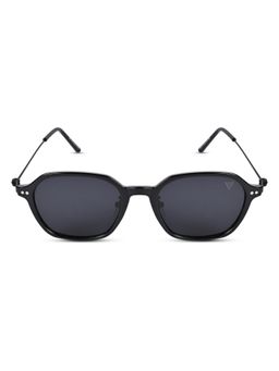 Voyage - Grey Oval Sunglasses for Men & Women - 86573Mg3888 (55)