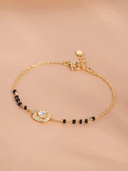 Palmonas - Womens Gold Plated 925 Sterling Silver Bracelet
