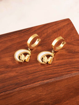 Palmonas - Womens Waterproof and Anti Tarnish Lunar Butterfly Earrings