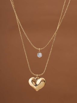 Palmonas - Womens Waterproof and Anti-Tarnish Love in Layers Necklace