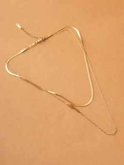 Palmonas - Womens Waterproof and Anti-Tarnish Layered Love Necklace