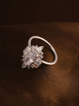 Palmonas - Womens 925 Sterling Silver Starlit Crown Ring