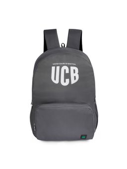 United Colors of Benetton - Brixen Unisex Casual School Backpack-Grey (M)