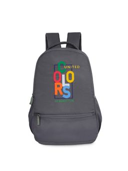 United Colors of Benetton - Nyx Unisex Casual School Backpack-Grey (M)