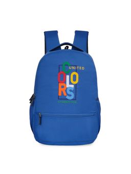 United Colors of Benetton - Nyx Unisex Casual School Backpack-Royal Blue (M)