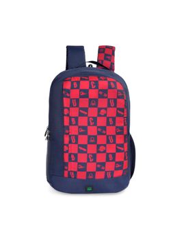 United Colors of Benetton - Reign Unisex Casual School Backpack-Navy Blue (M)