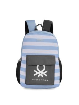 United Colors of Benetton - Rey Unisex Casual School Backpack-Light Blue (M)